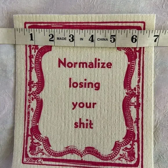 Blue Q Swedish Dish Cloth Quirky Fun Practical - Picture 3 of 3